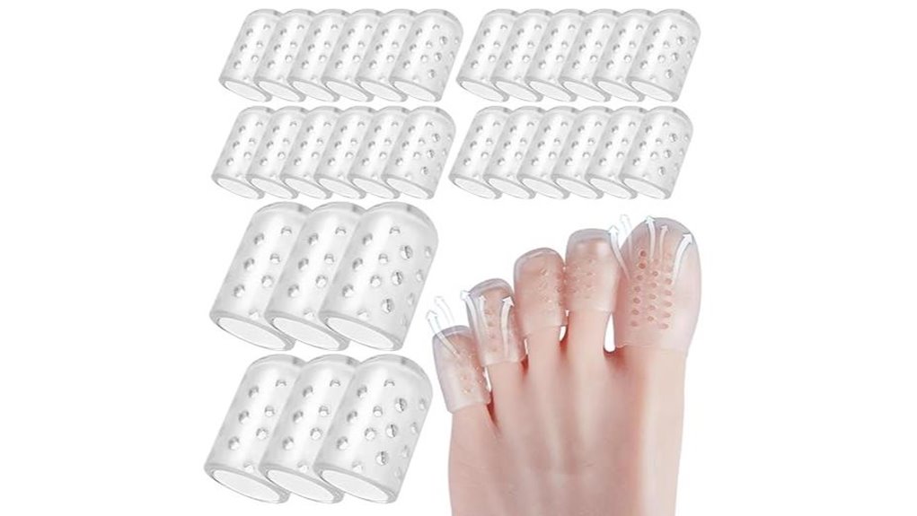 thirty piece silicone gel protectors