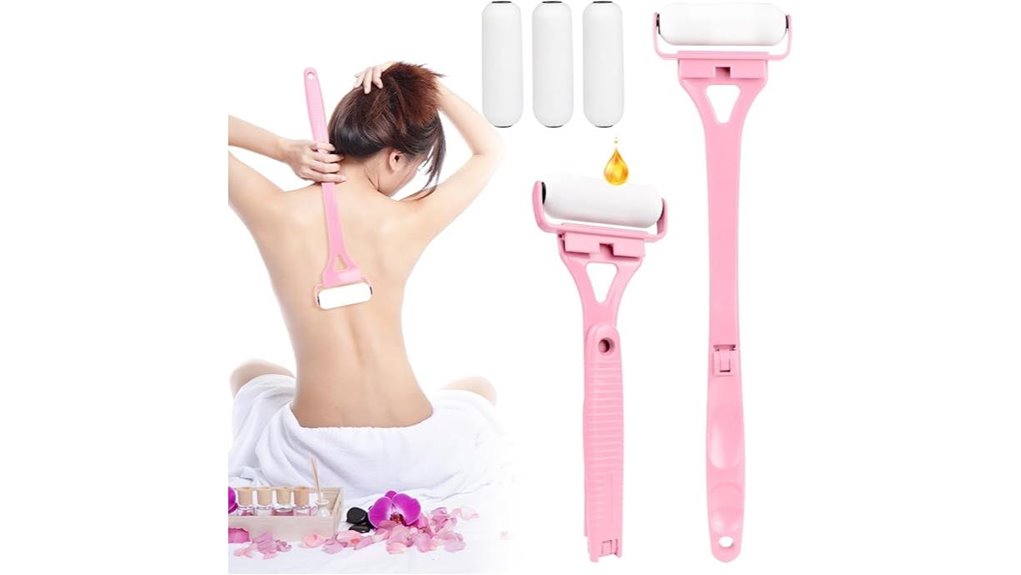 three foam back applicator