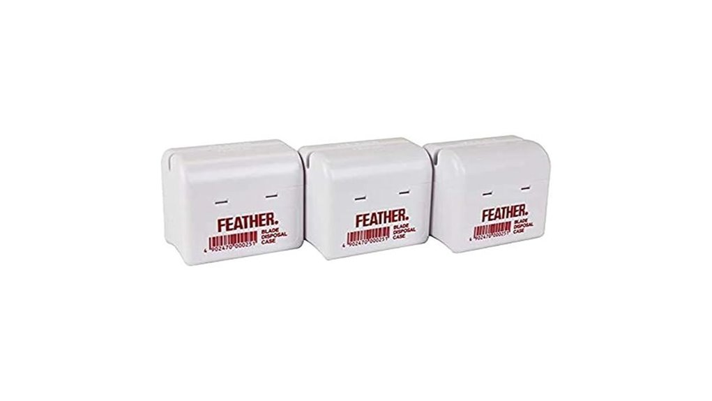 three pack feather blade disposal