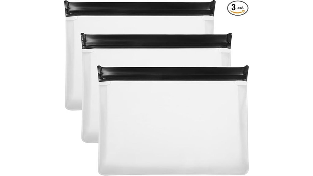 three pack ice cube bags