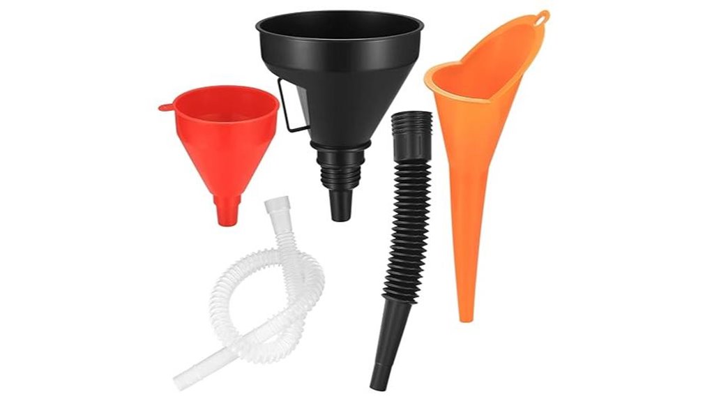 three piece funnel with detachable spout