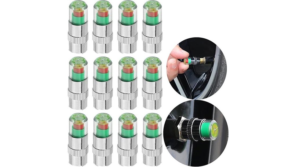 tire pressure valve caps