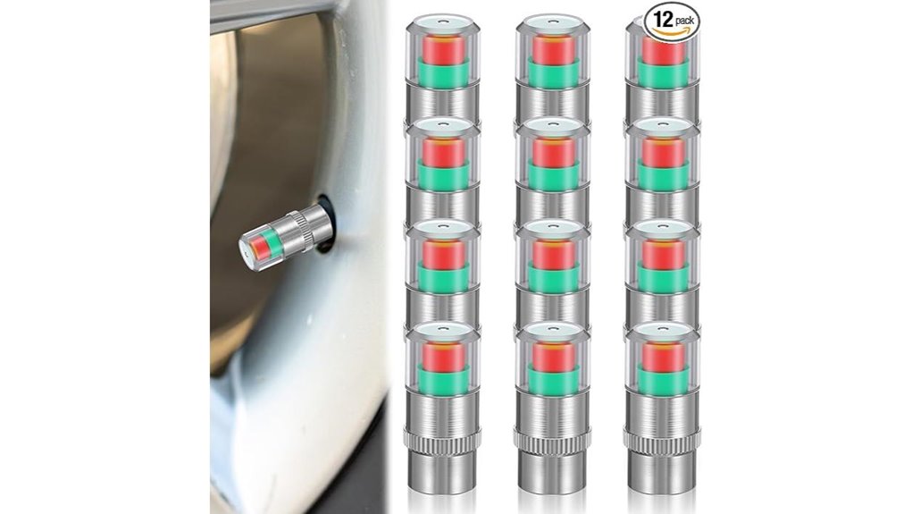 tire pressure valve stem caps