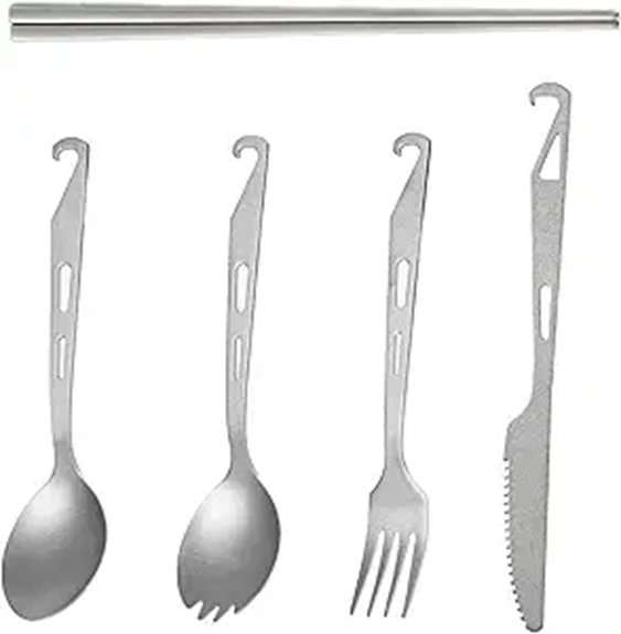 titanium 5 piece camping set