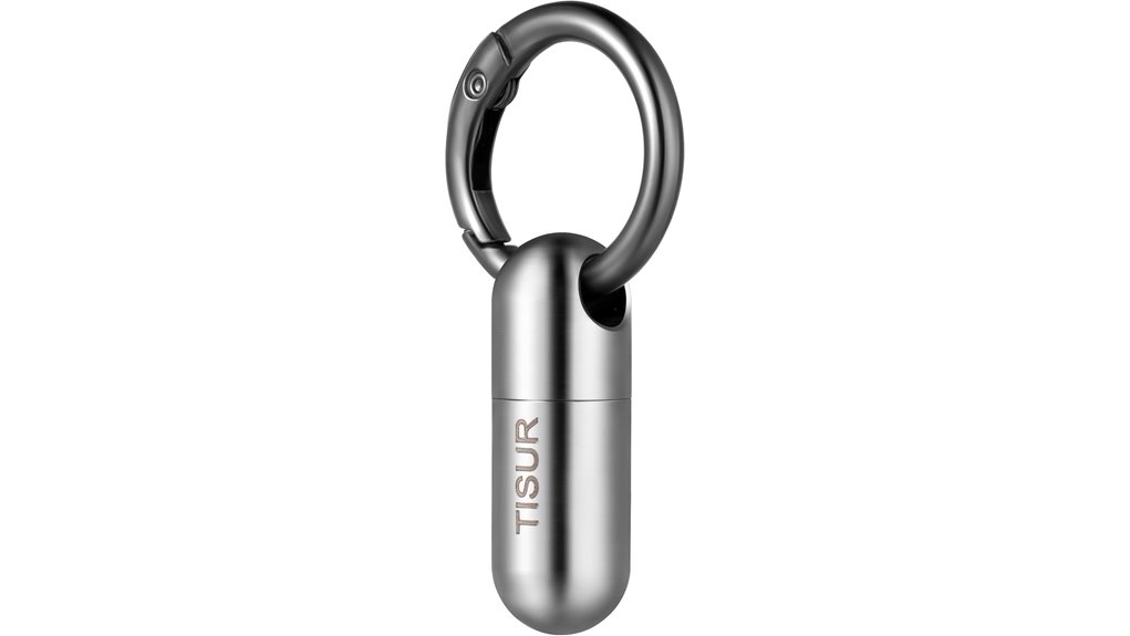 titanium waterproof micro pill holder