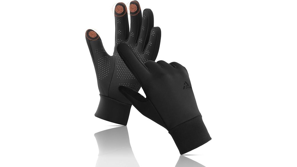 touchscreen friendly insulated winter gloves