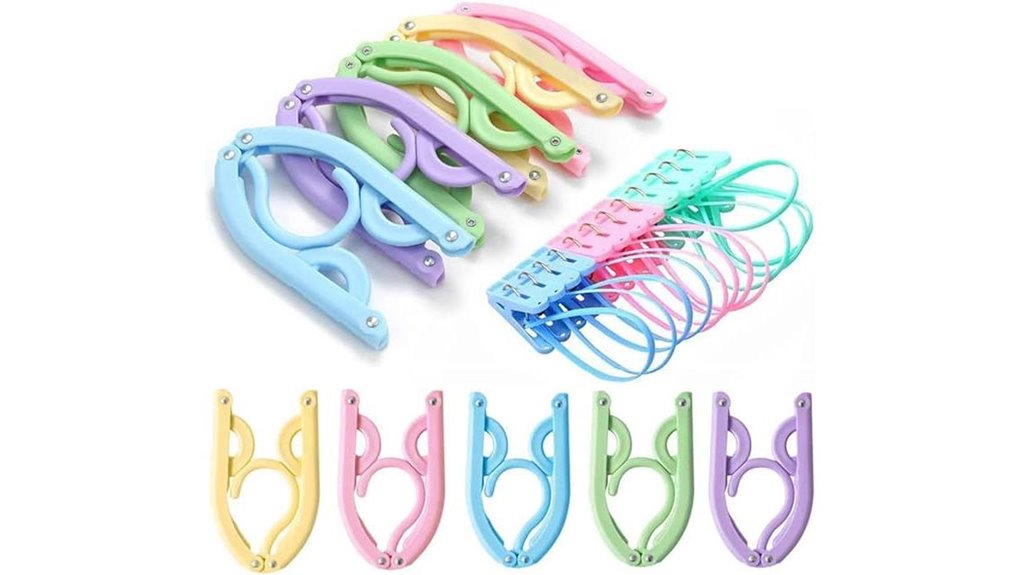 travel folding hangers 12 clip