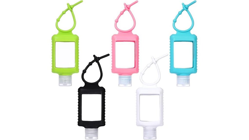 travel keychain sanitizer bottles pack