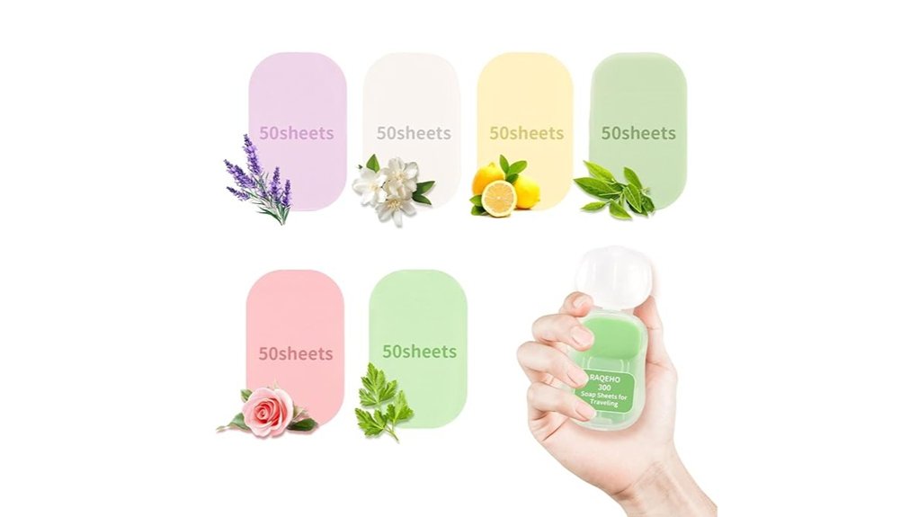 travel six pack paper soap