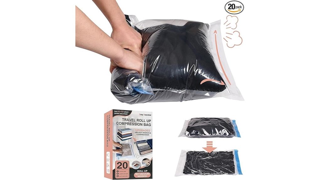 travel sized compression storage bags