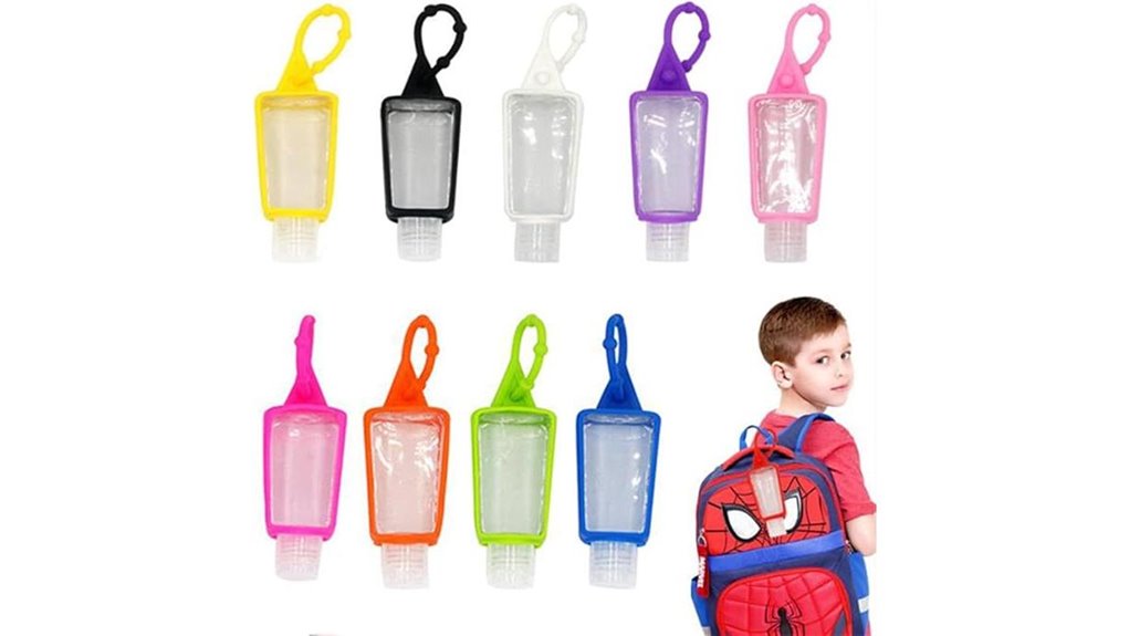 travel sized hand sanitizer keychain