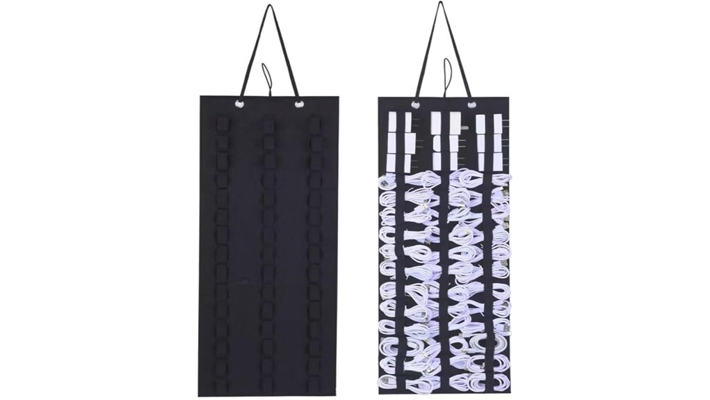 travel usb cable charger organizer