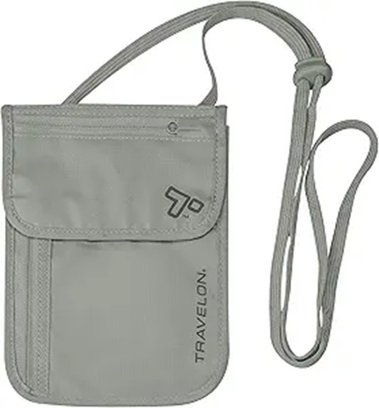 travelon rfid blocking pouch