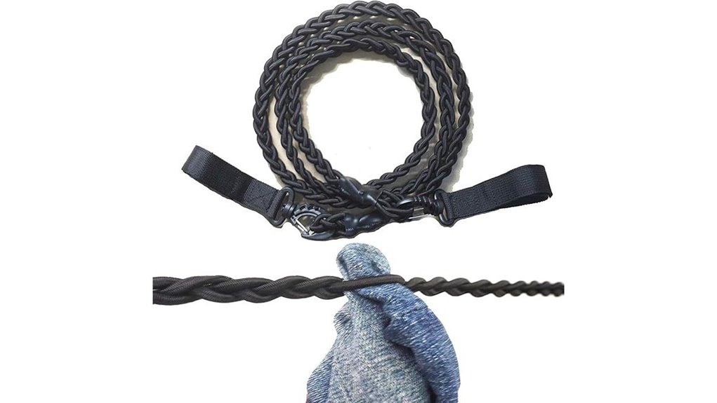 tri braided travel bungee clothesline