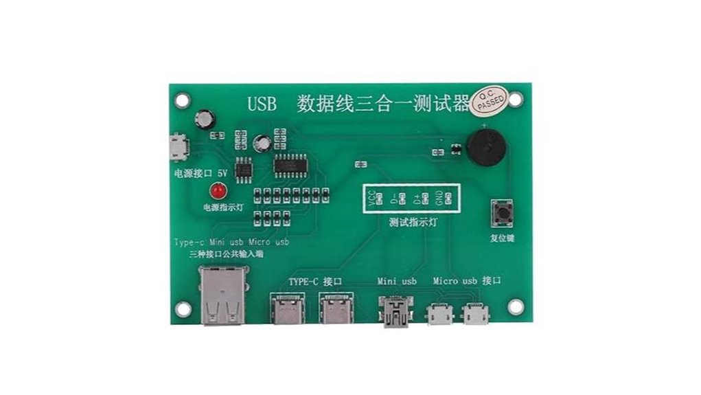 triple usb connector tester
