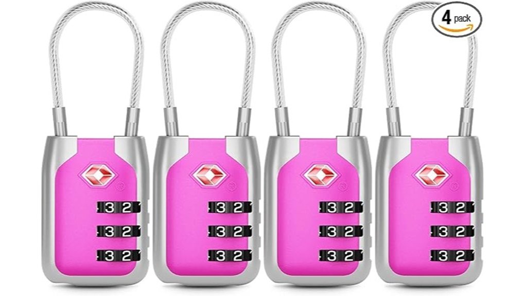 tsa 3 digit cable locks
