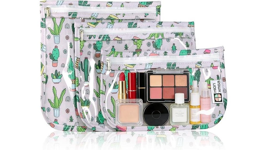 tsa approved clear quart toiletry