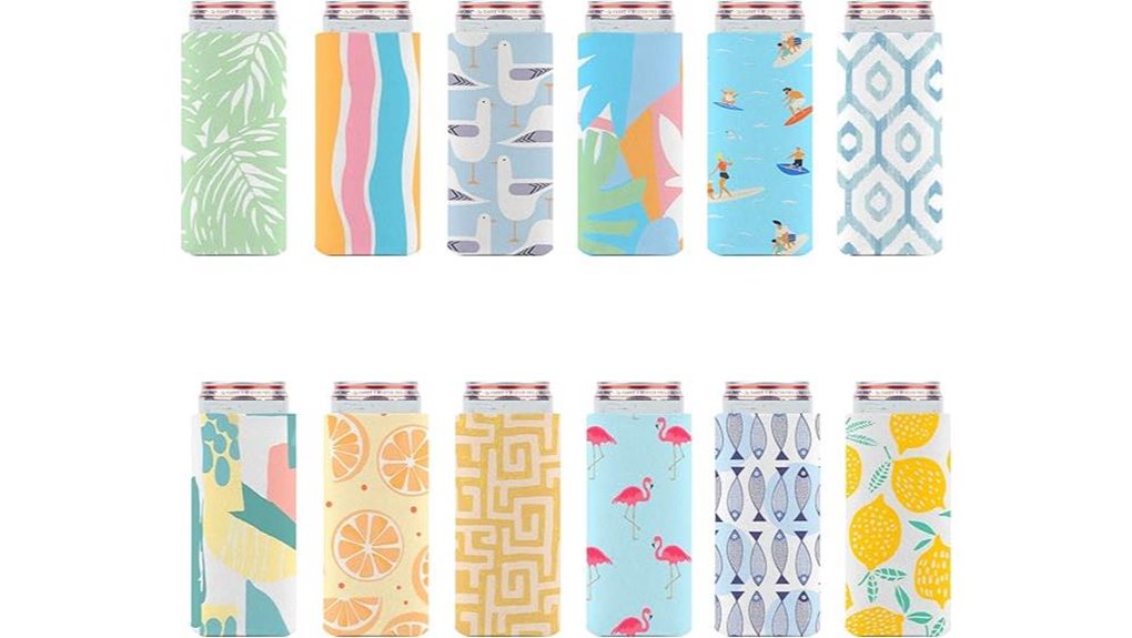 twelve pack slim can sleeves