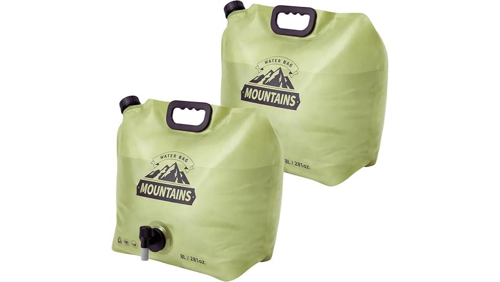 two gallon collapsible water jugs