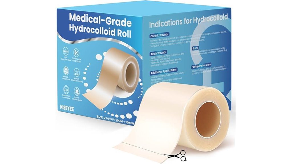 two inch hydrocolloid roll bandage