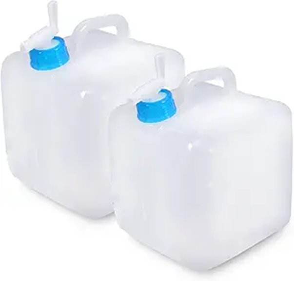two pack collapsible 2 6gal spigot