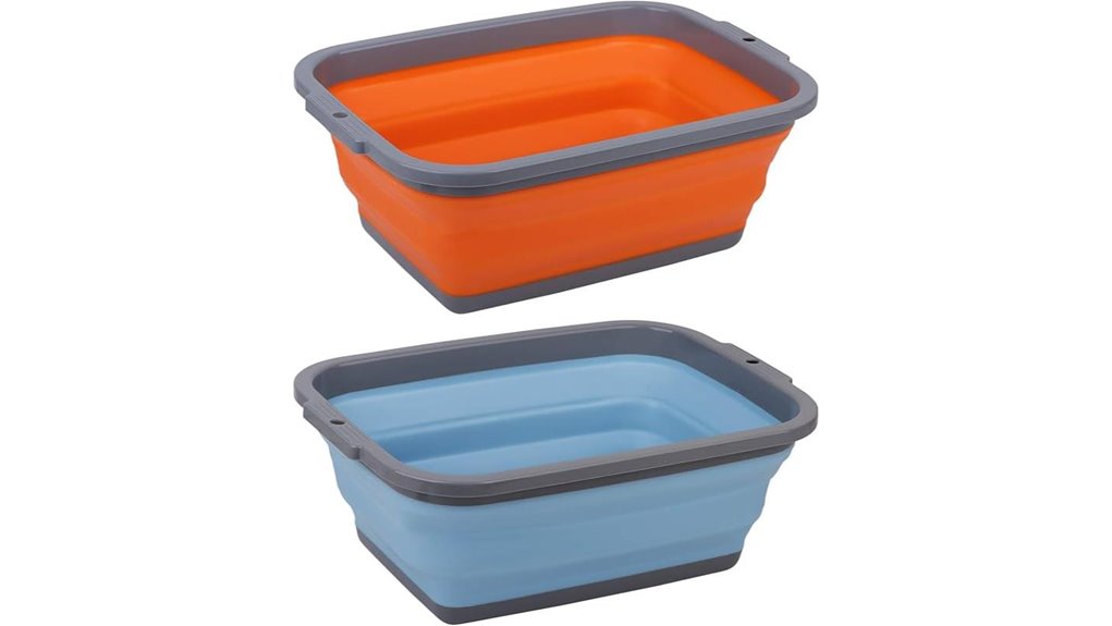 two pack collapsible sink basins