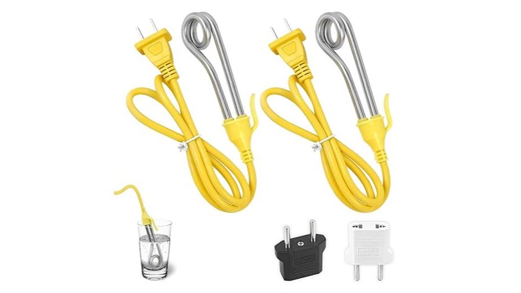 two pack dual voltage cup heater