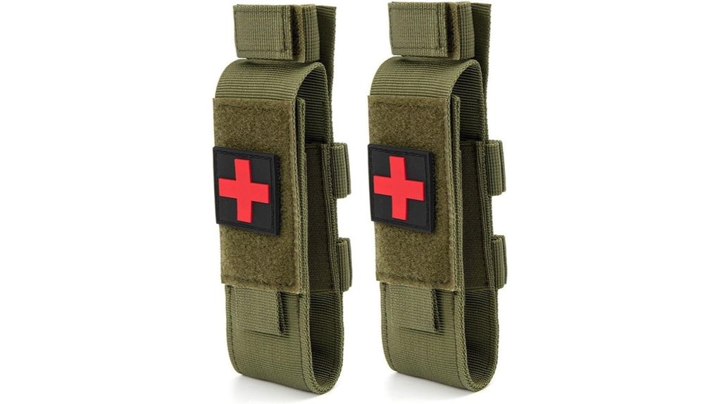 two pack first aid tourniquet pouches