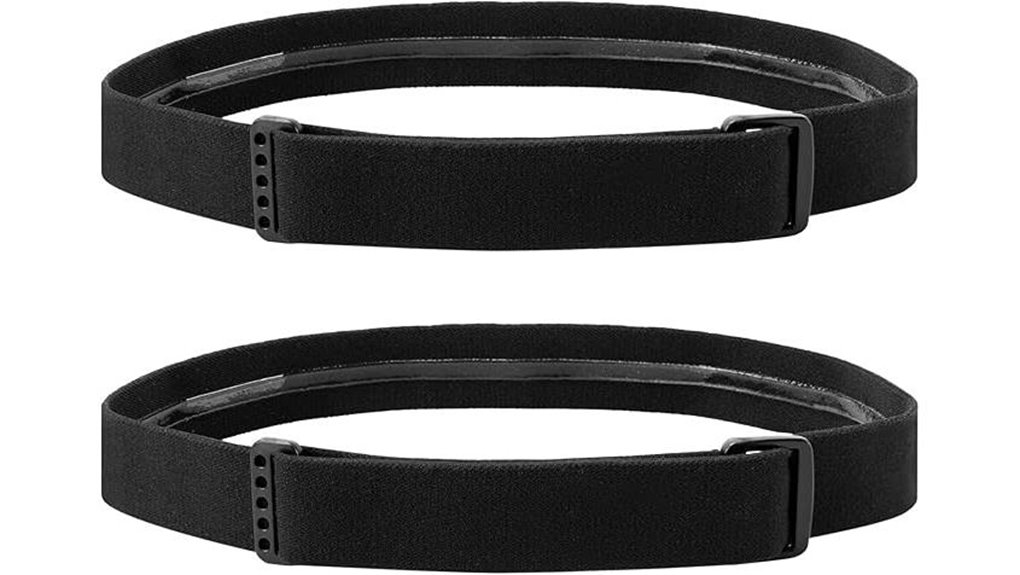 two pack silicone headlamp straps
