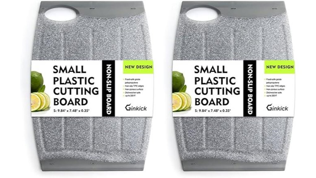 two small non slip cuttingboards