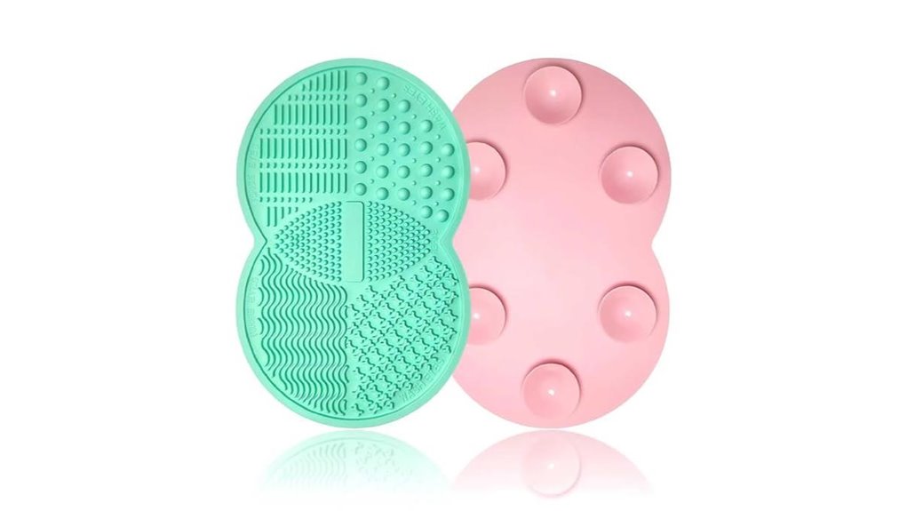 two tone silicone brush mats