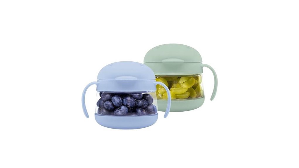 ubbi no spill toddler snack container