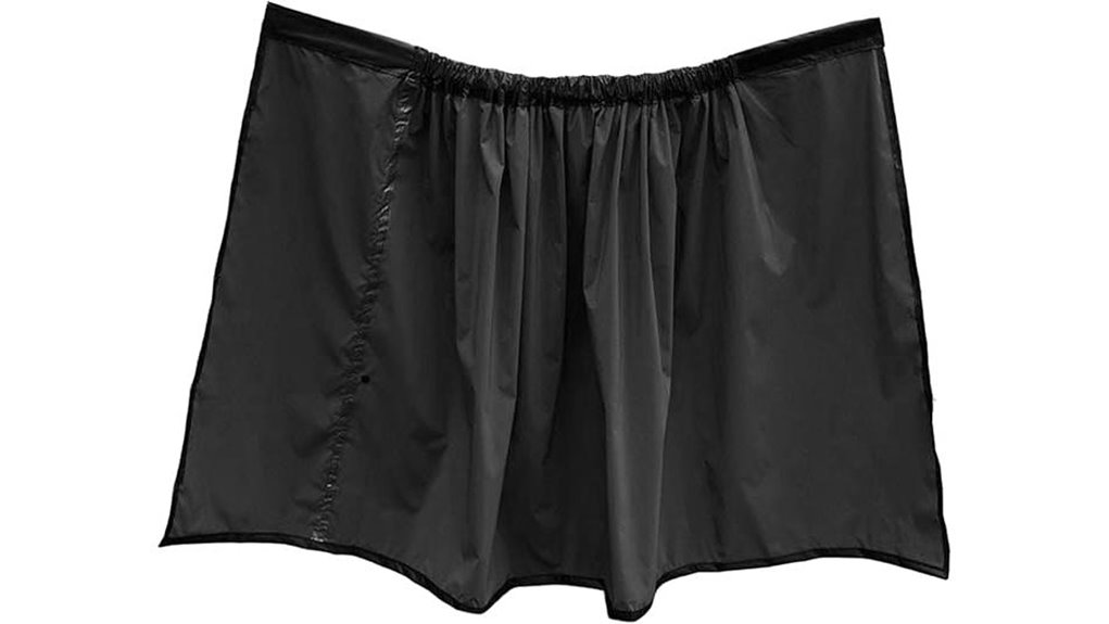 ultra light pvc coated waterproof skirt