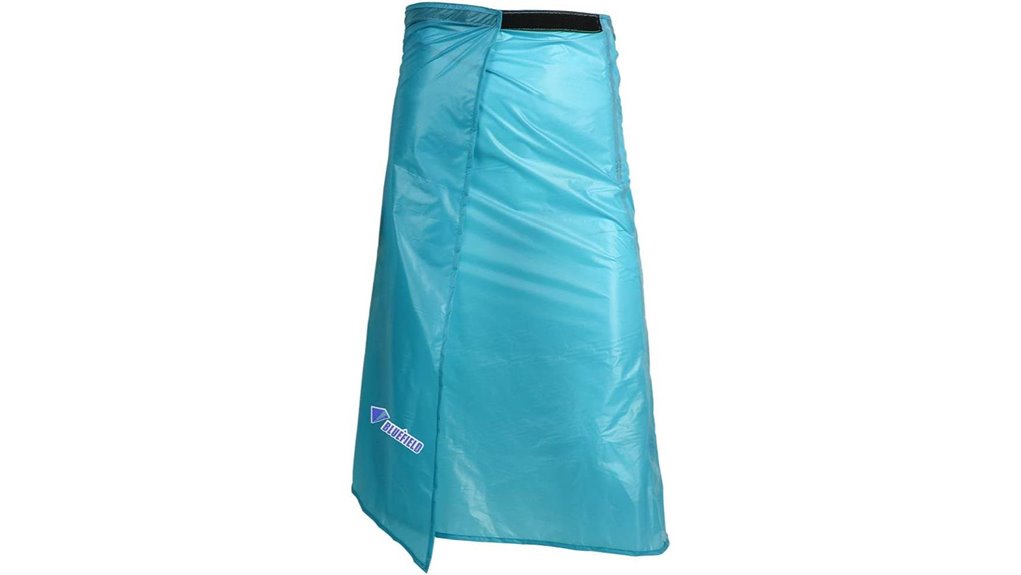 ultra light waterproof packable skirt
