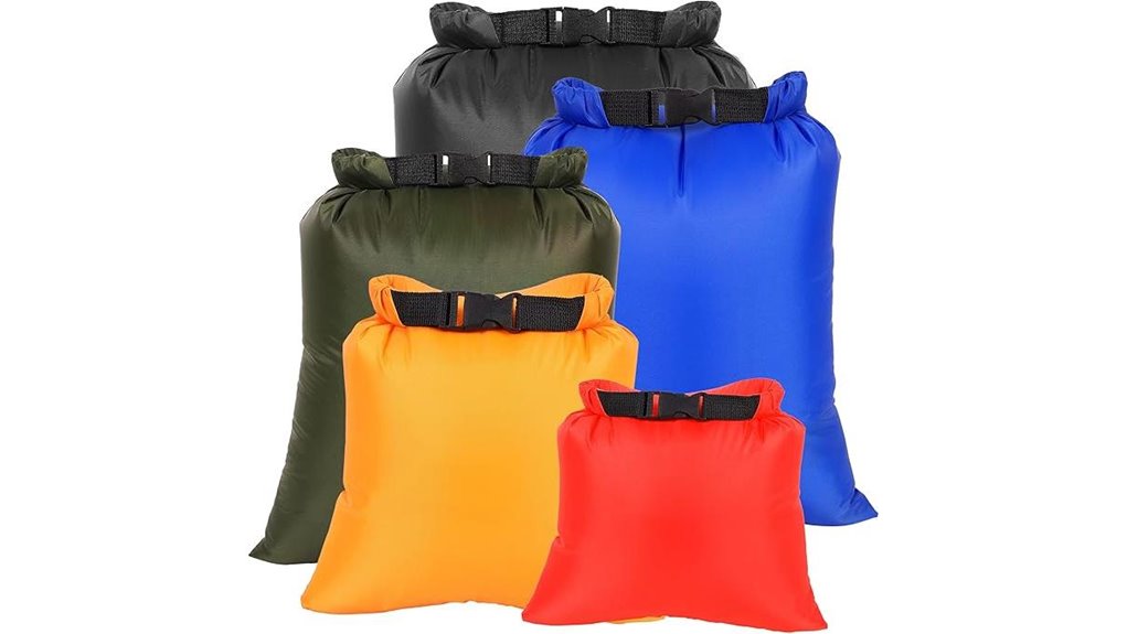ultralight 5 pack waterproof stuff sacks