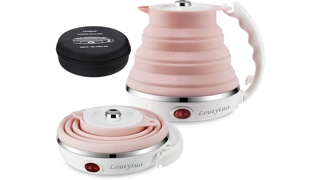 ultrathin foldable silicone kettle