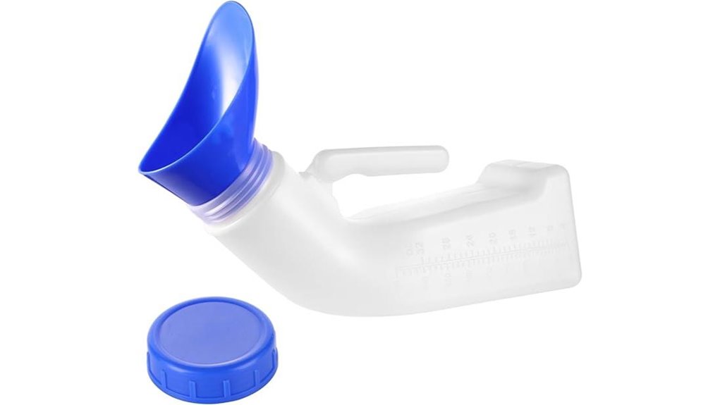 unisex 1200ml portable spill proof urinal