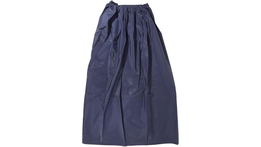 unisex navy waterproof rain skirt