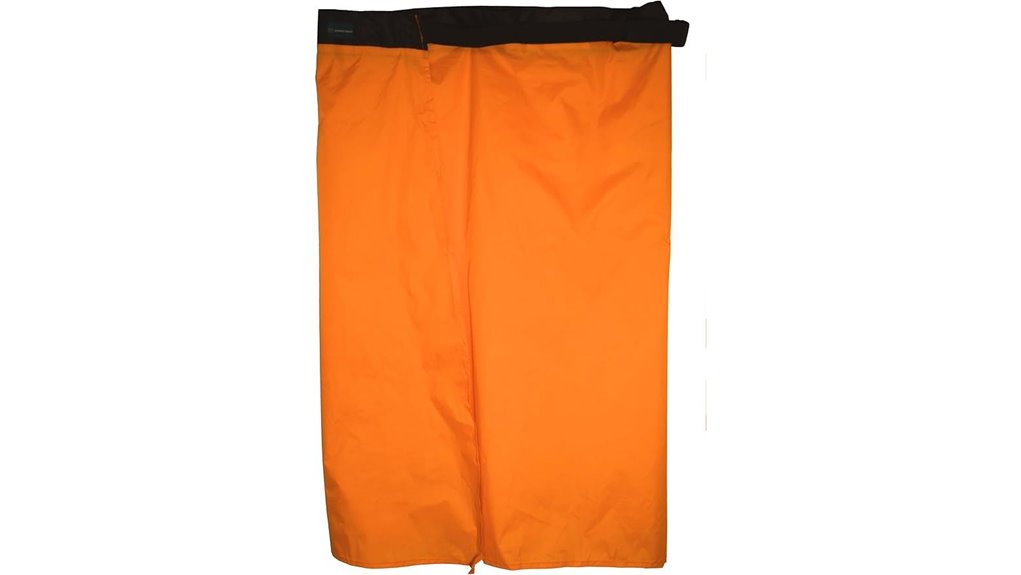 unisex tangerine rain kilt