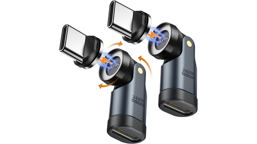 usb c 240w magnetic rotating pack