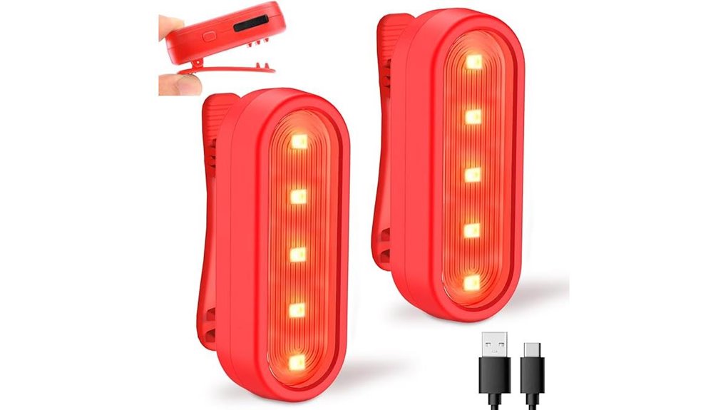 usb c rechargeable led taillight