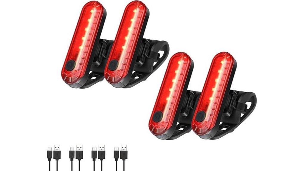 usb c rechargeable led taillight