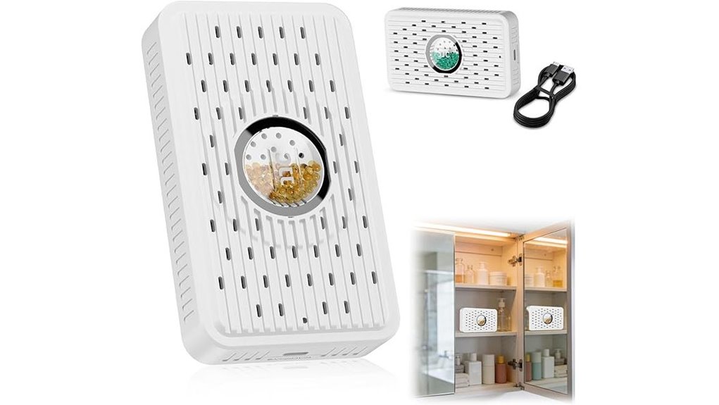 usb c rechargeable silica dehumidifier