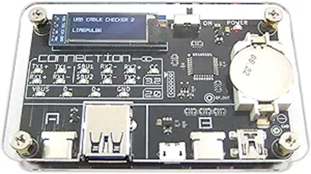 usb cable digital tester