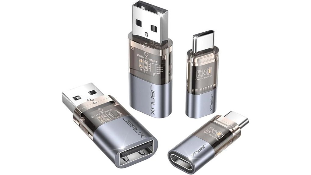 usb data blocking adapter pack