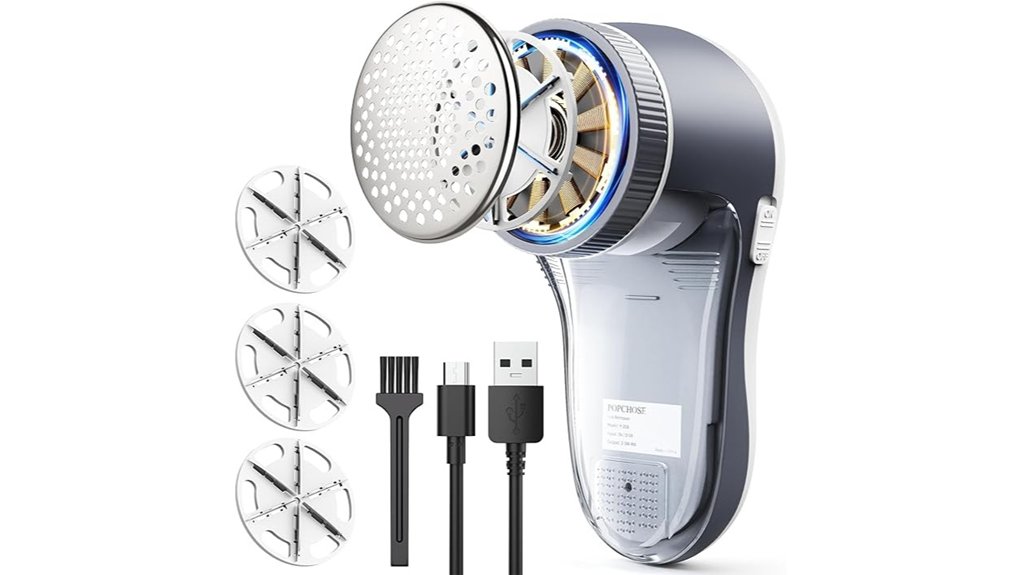 usb rechargeable fabric lint shaver