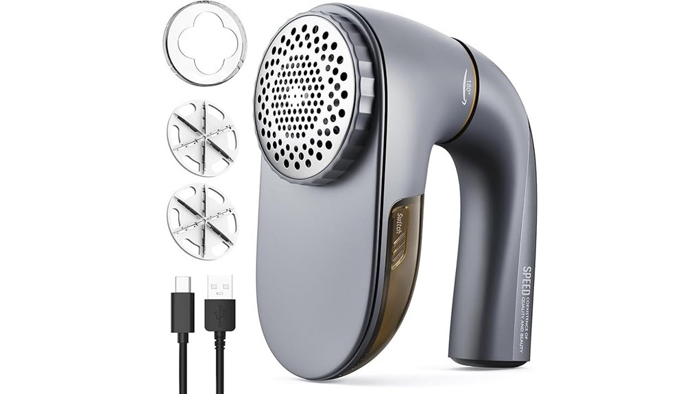 usb rechargeable fabric lint shaver