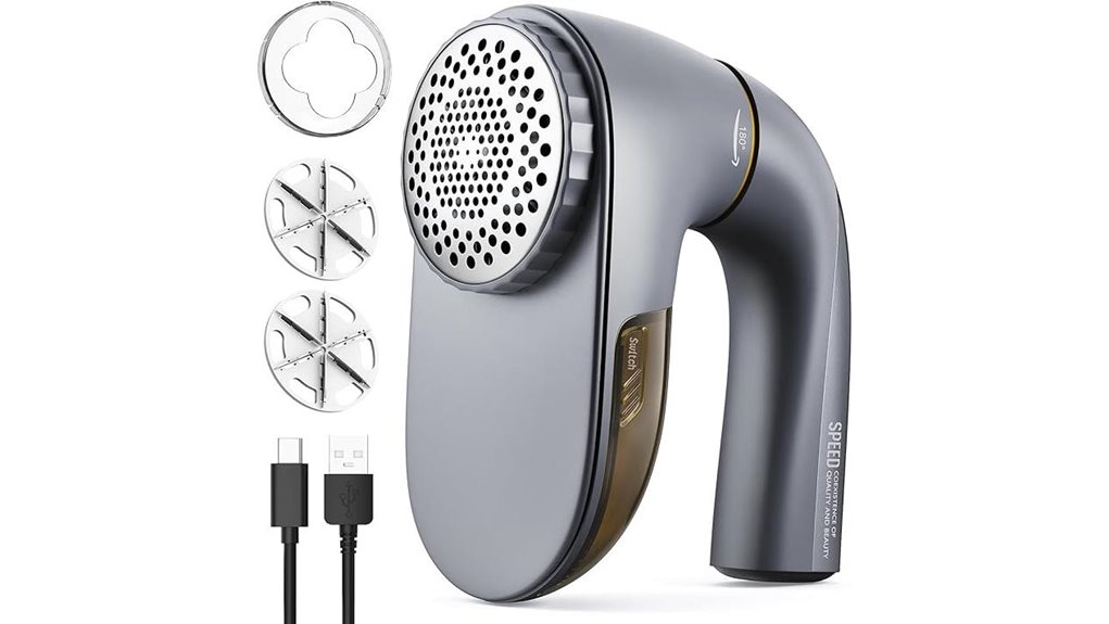 usb rechargeable fabric lint shaver