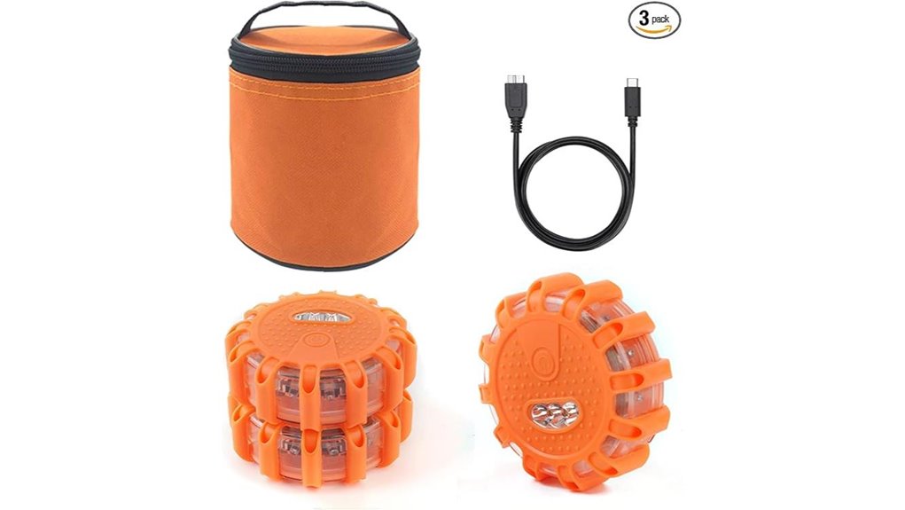 usb rechargeable led flares