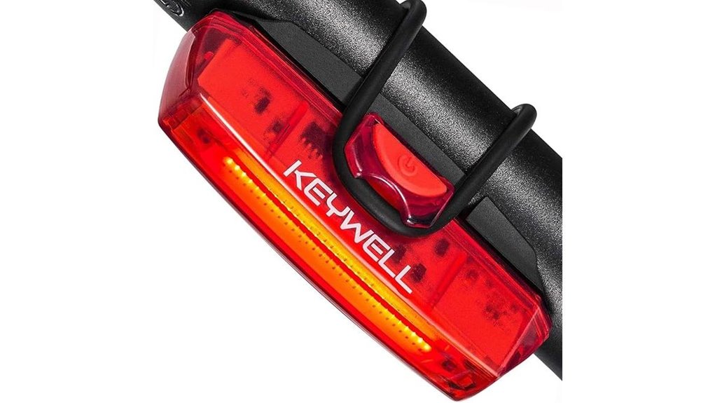 usb rechargeable super bright red tail